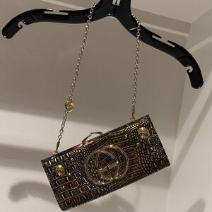 Gold  Chain Shoulder Bag